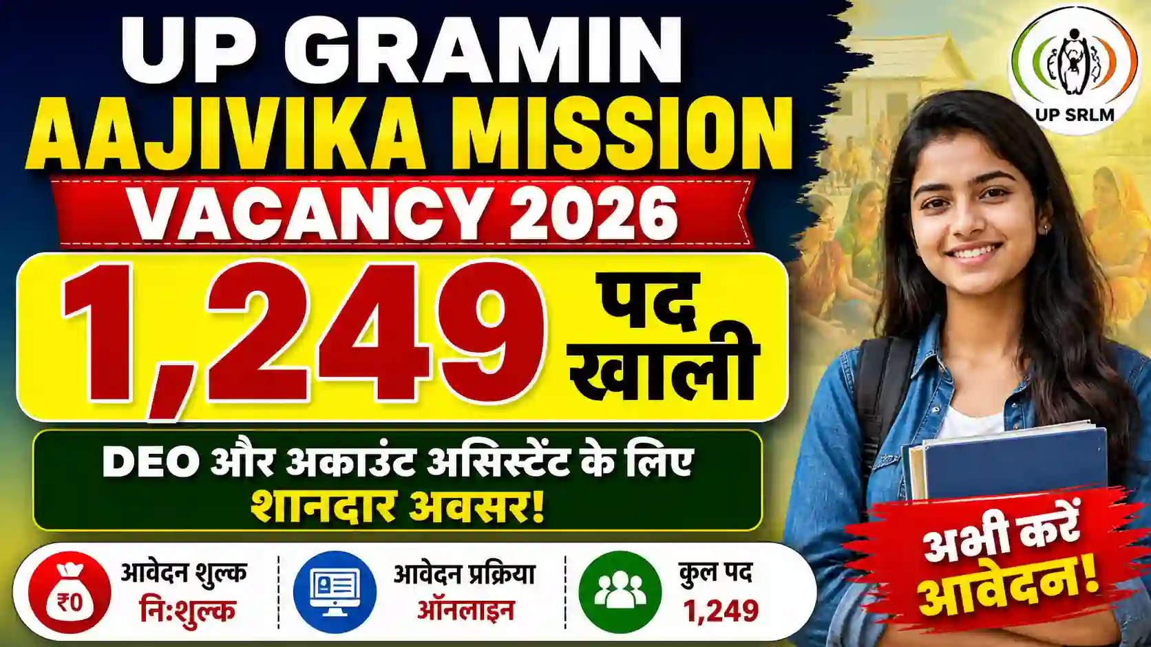 UP Gramin Aajivika Mission Vacancy 2026